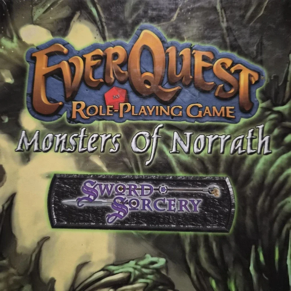 Sword Sorcery:‎ Everquest Roleplaying Game Monsters of Norrath (Hardcover 2002)